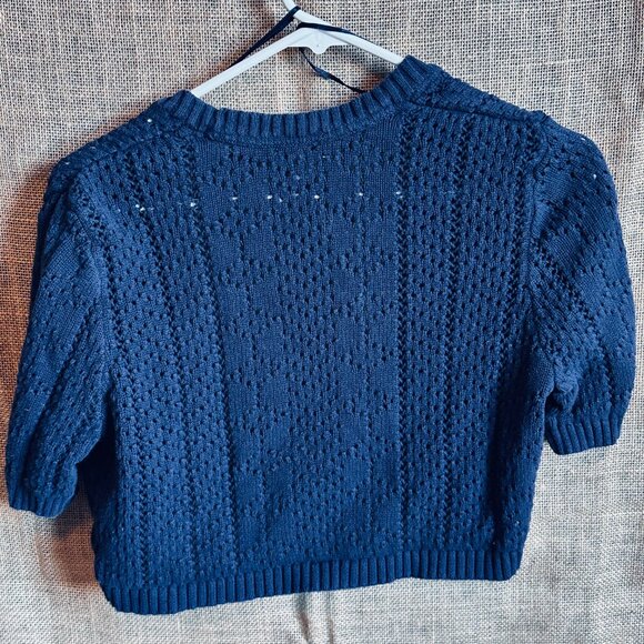 O-12 Croft & Barrow knit Shrug Size Petite Large - Picture 2 of 3